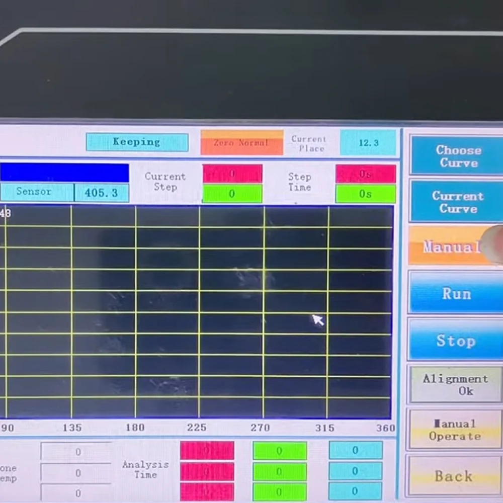 BGA Rework Station Touchscreen configuration