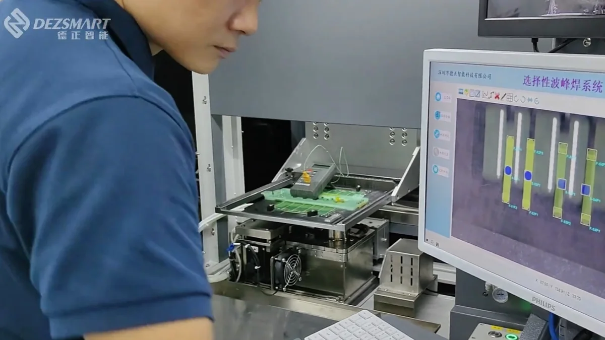 Cleaning-Agent Application PCB Selective Soldering Image Programming